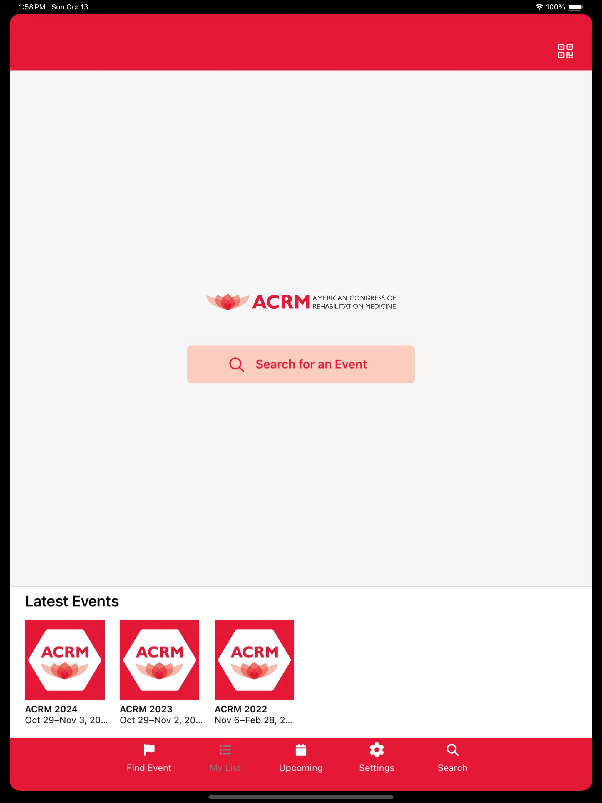 ACRM Events | Indus Appstore | Screenshot