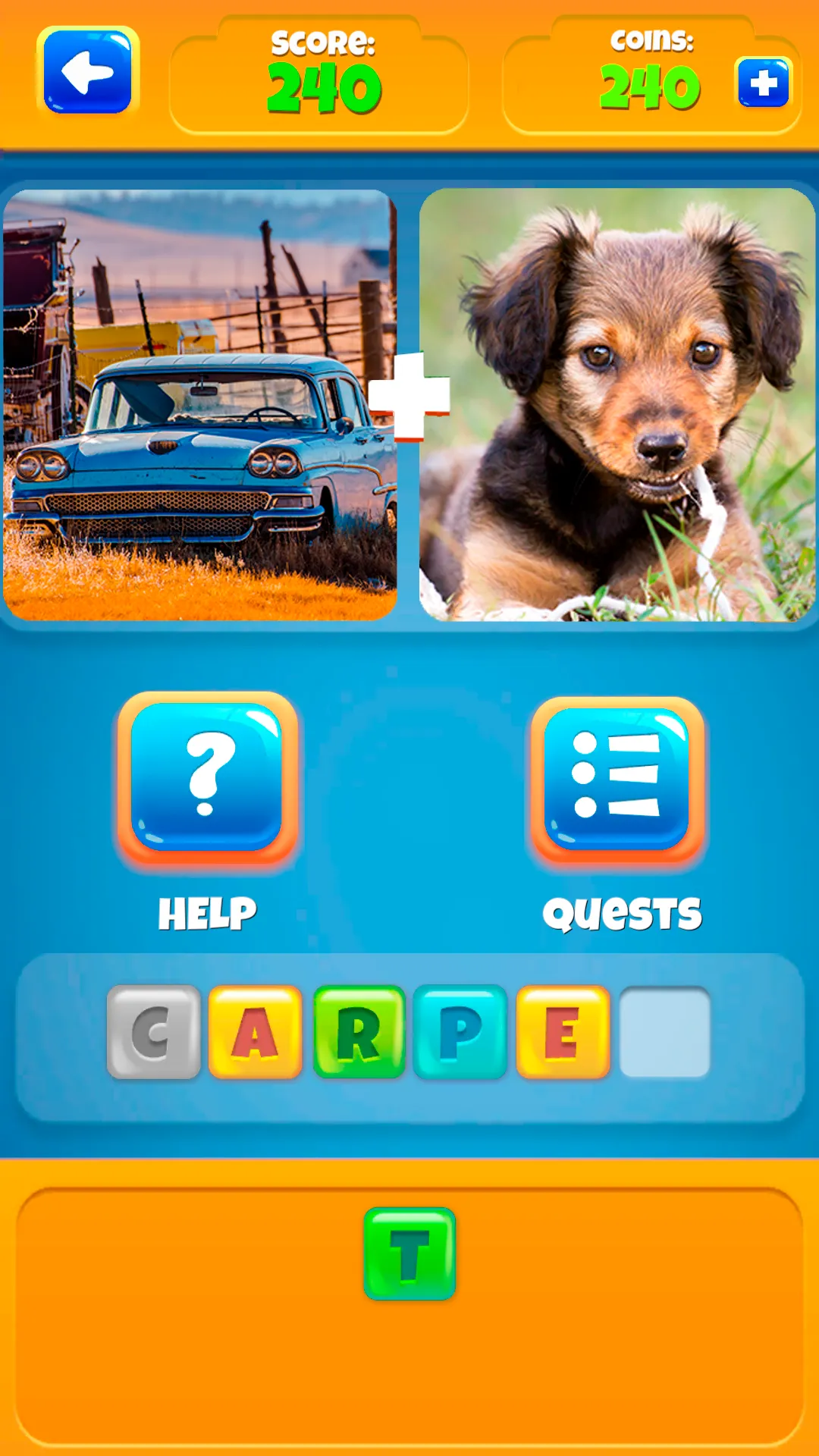 2 Pics 1Word. Offline Games | Indus Appstore | Screenshot