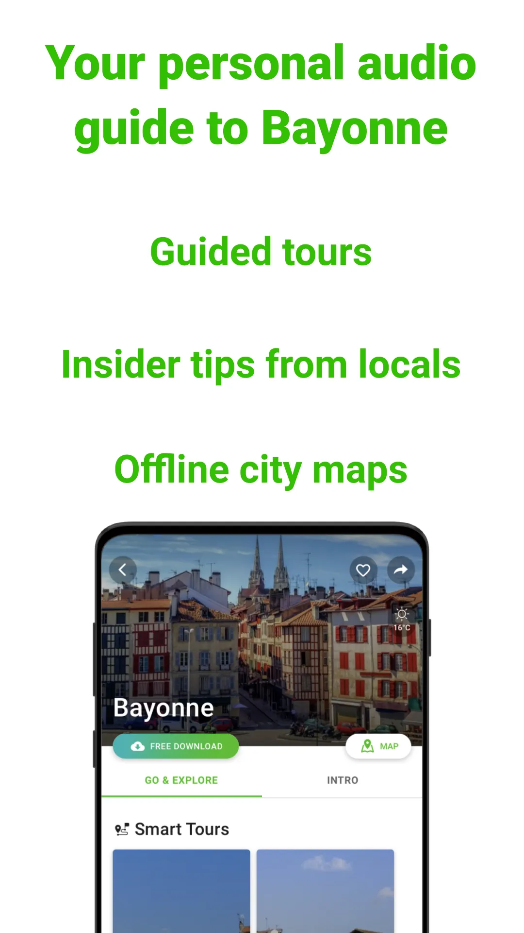 Bayonne Tour Guide:SmartGuide | Indus Appstore | Screenshot