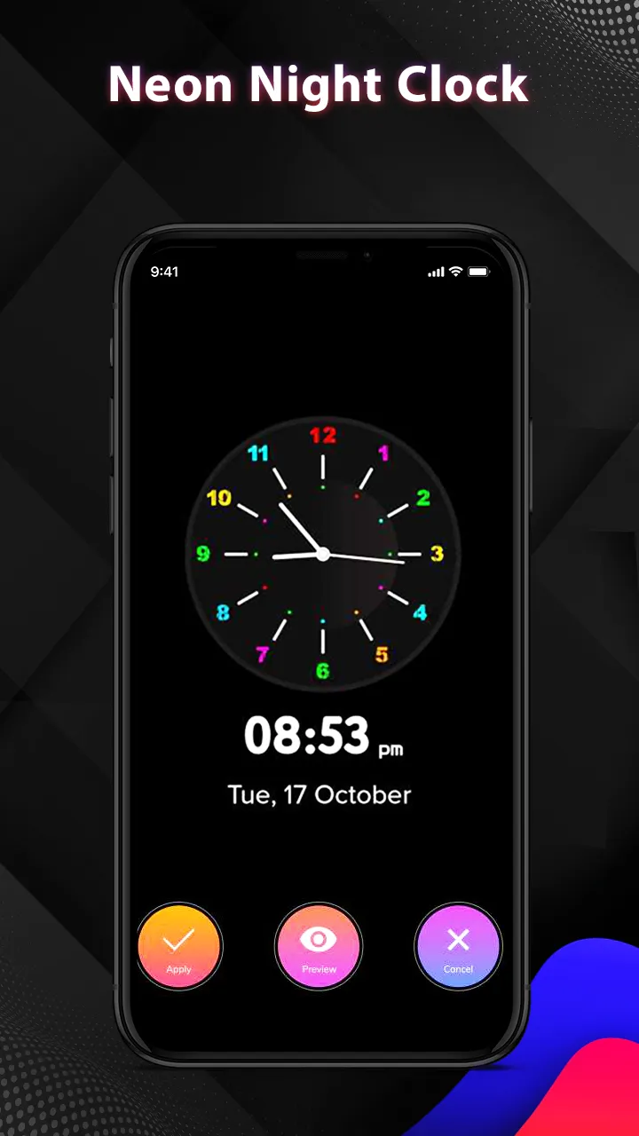 Smart Night Clock & Neon Clock | Indus Appstore | Screenshot