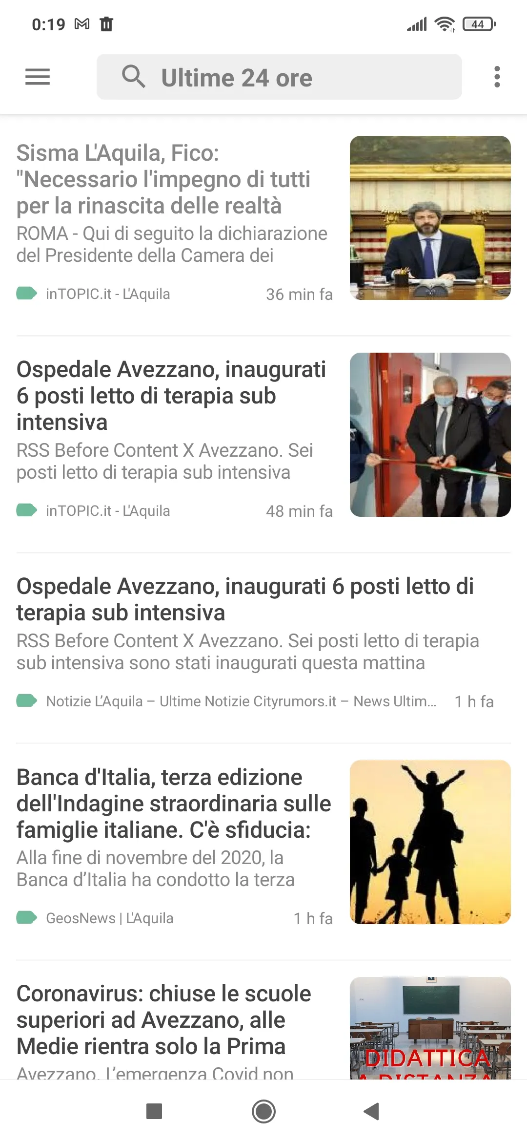 L'Aquila notizie | Indus Appstore | Screenshot