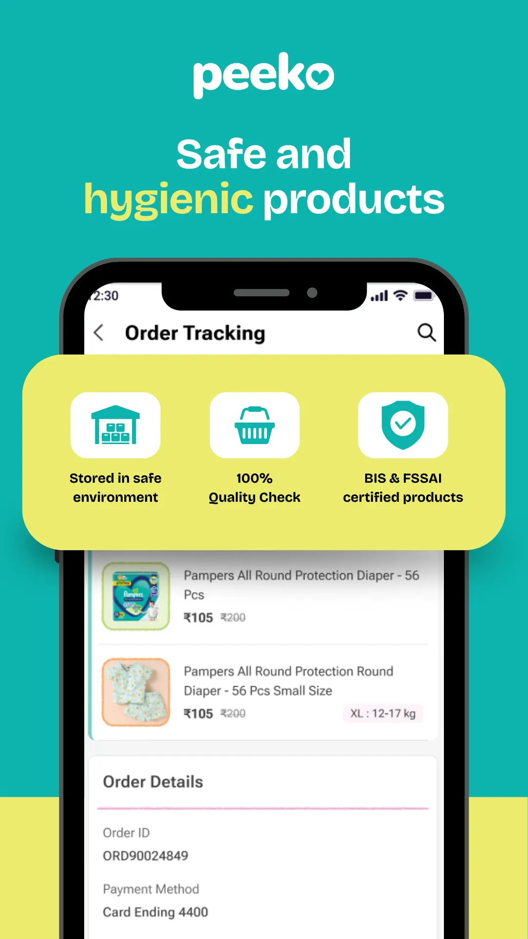 Peeko: Baby products in 60 min | Indus Appstore | Screenshot