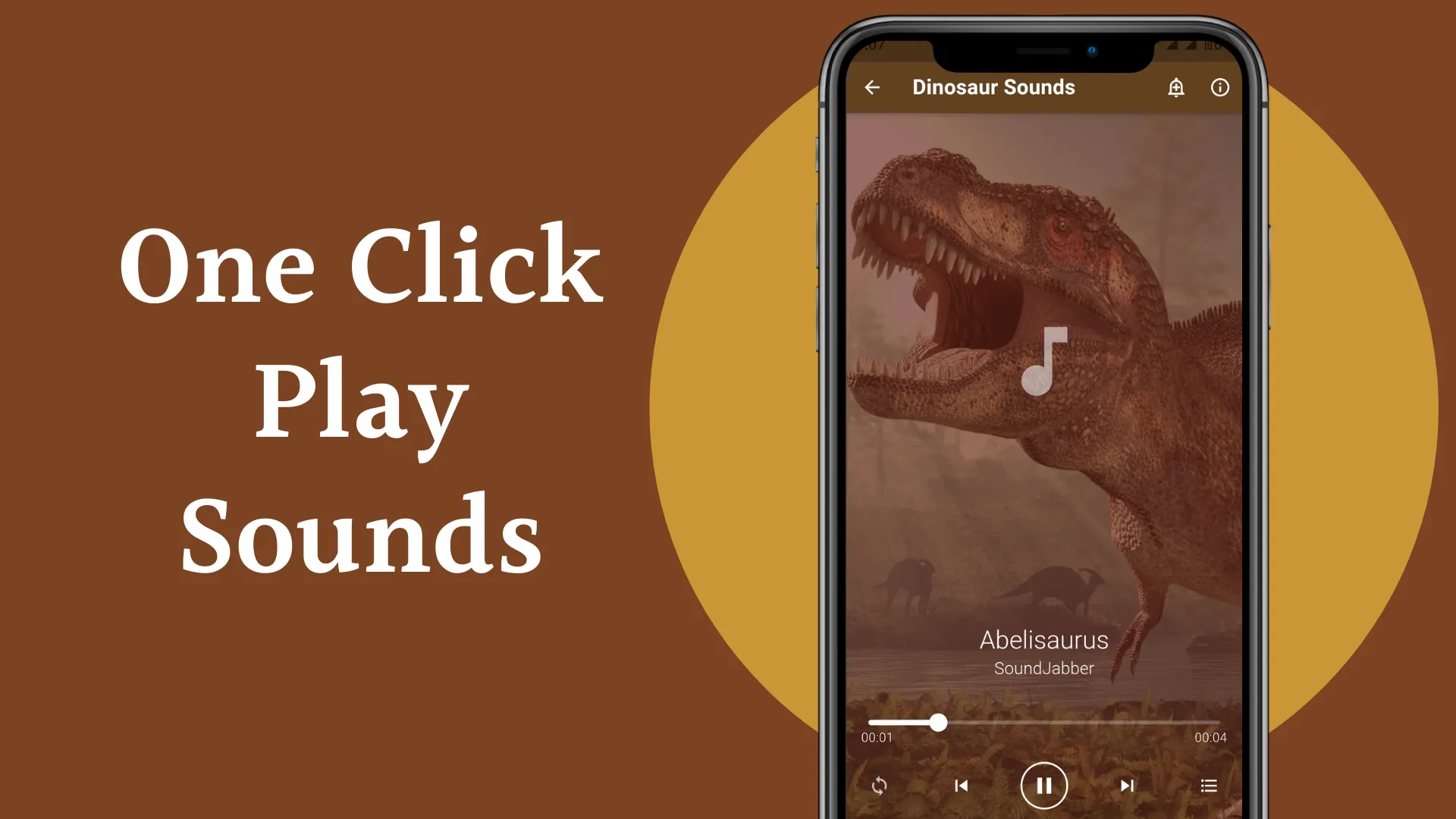 Dinosaur Sounds | Indus Appstore | Screenshot