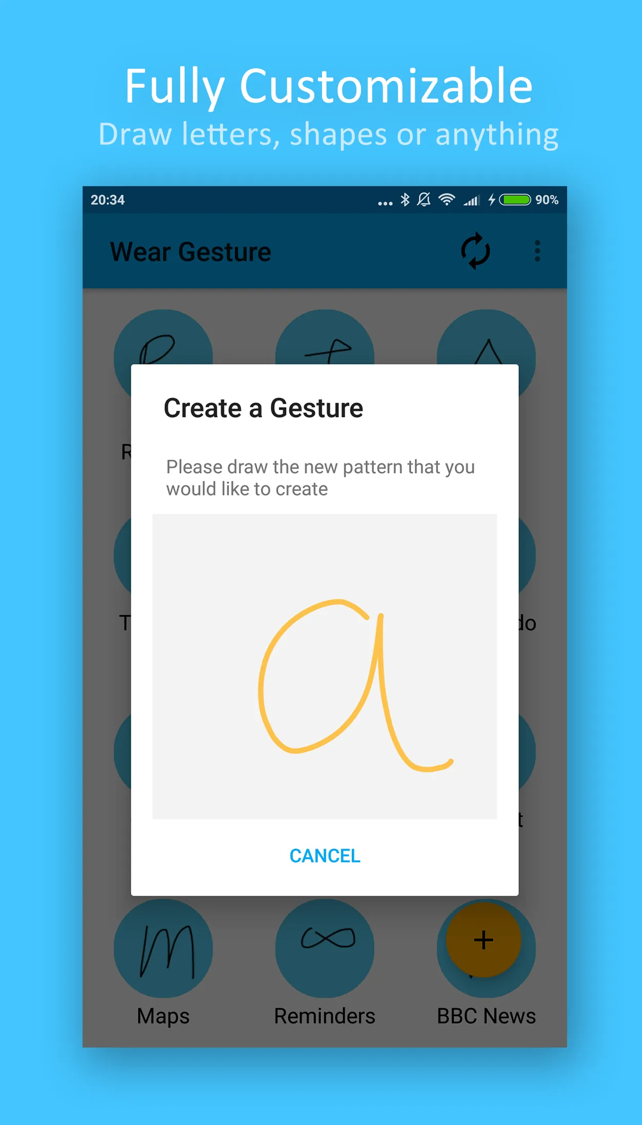 Wear Gesture Launcher - WearOS | Indus Appstore | Screenshot