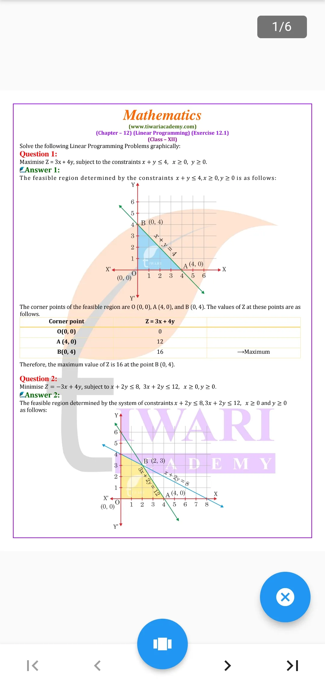 Class 12 Maths for 2023-24 | Indus Appstore | Screenshot