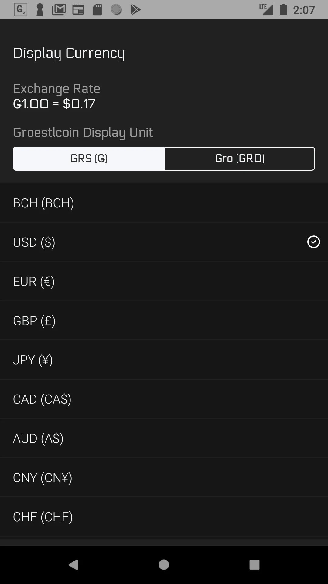 HODL GRS Groestlcoin Wallet | Indus Appstore | Screenshot