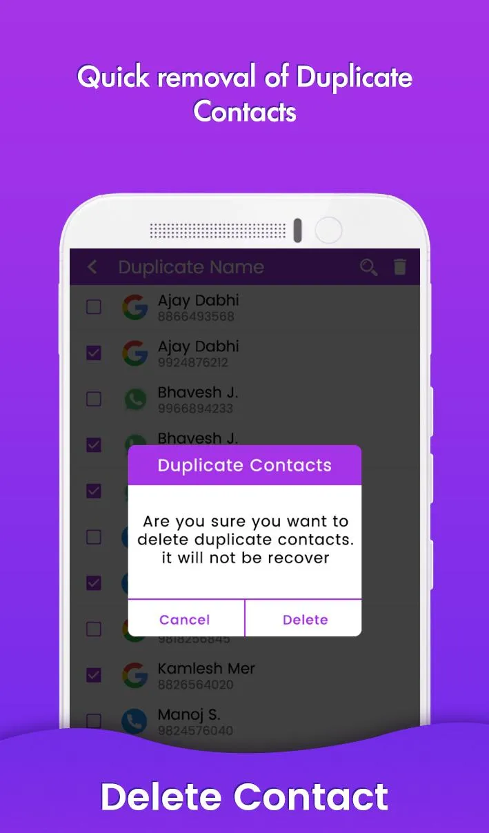 Remove Duplicate Contacts - Co | Indus Appstore | Screenshot