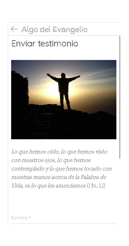 Algo del Evangelio | Indus Appstore | Screenshot