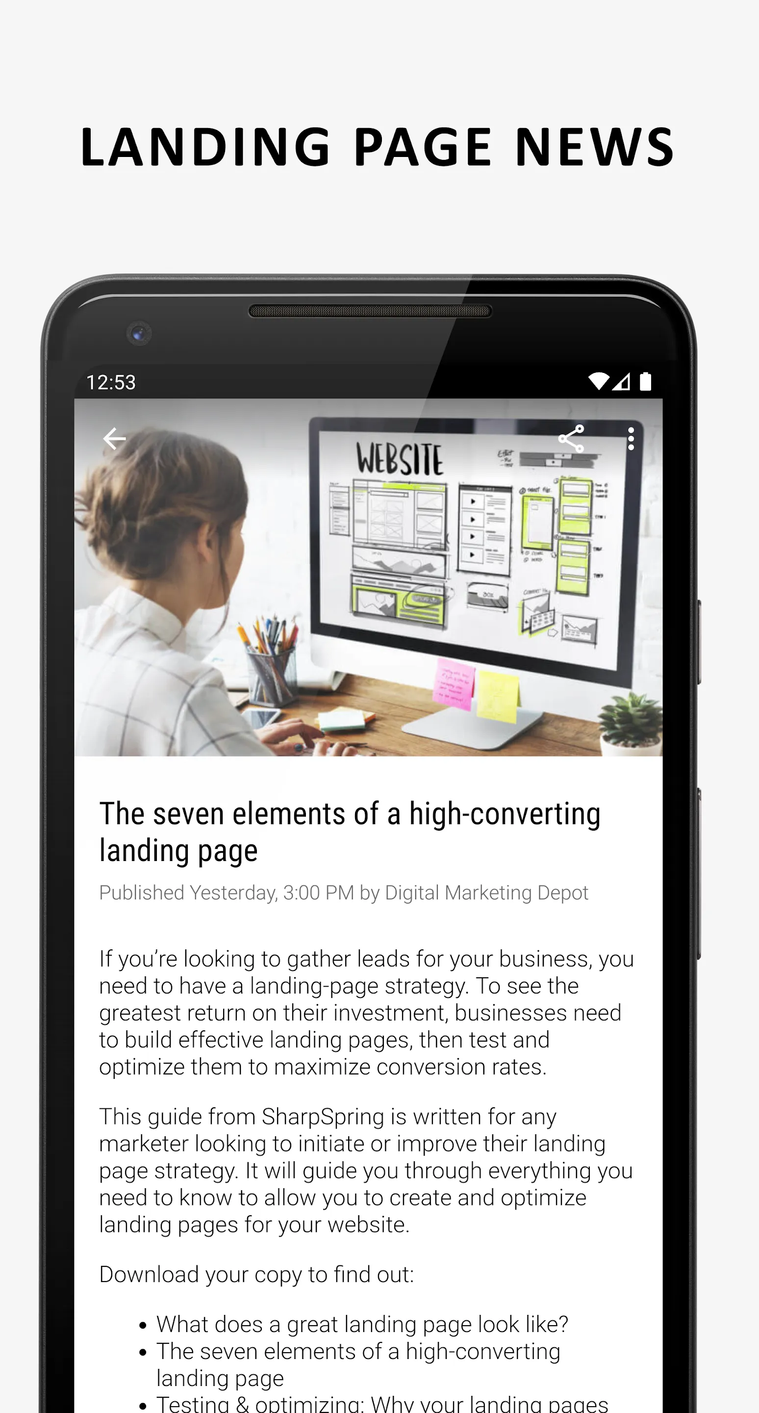 Digital Marketing News | Indus Appstore | Screenshot