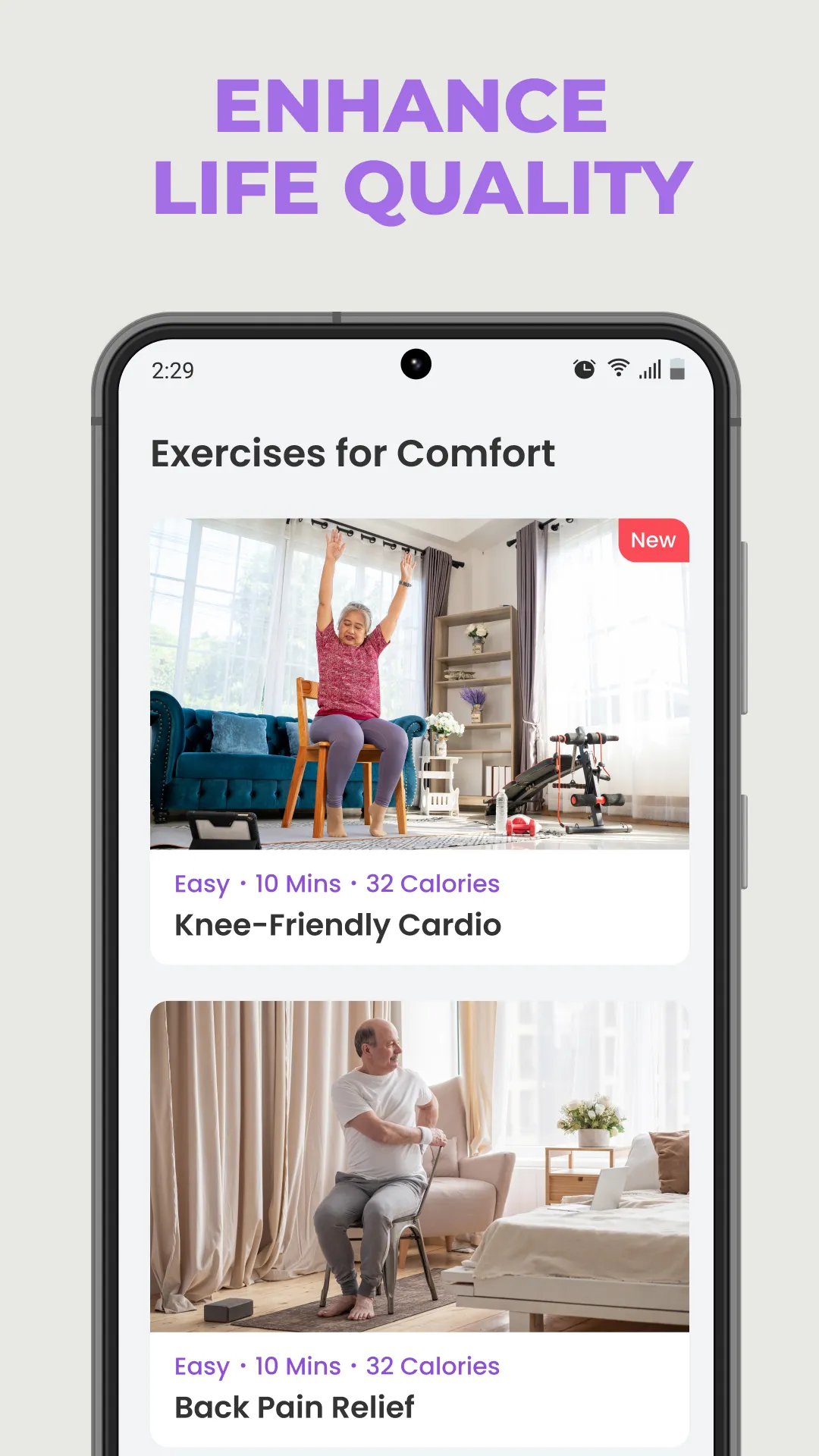 Chair Yoga for Seniors-EasyFIT | Indus Appstore | Screenshot