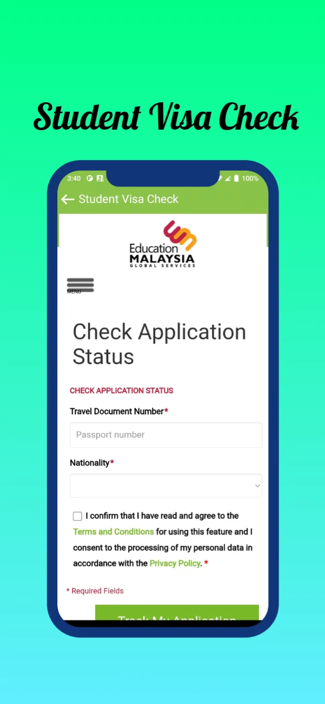 Visa Check Online Malaysia:2.0 | Indus Appstore | Screenshot