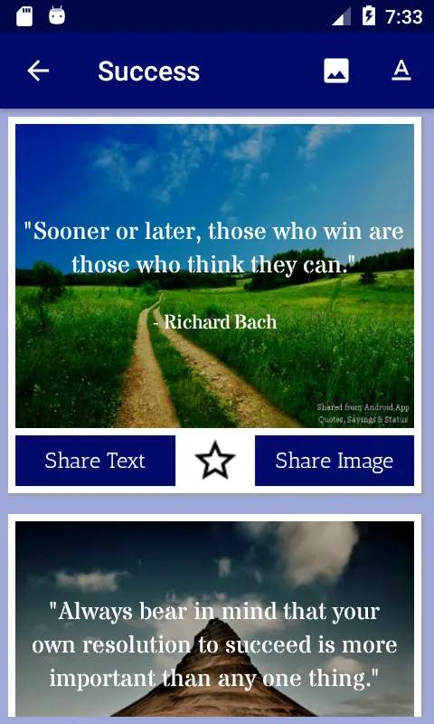 Motivational Quotes Sayings Wh | Indus Appstore | Screenshot