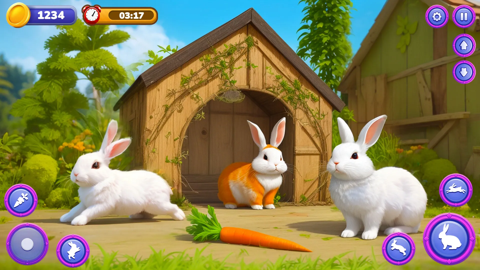 Cute Bunny Life Simulator 3D | Indus Appstore | Screenshot