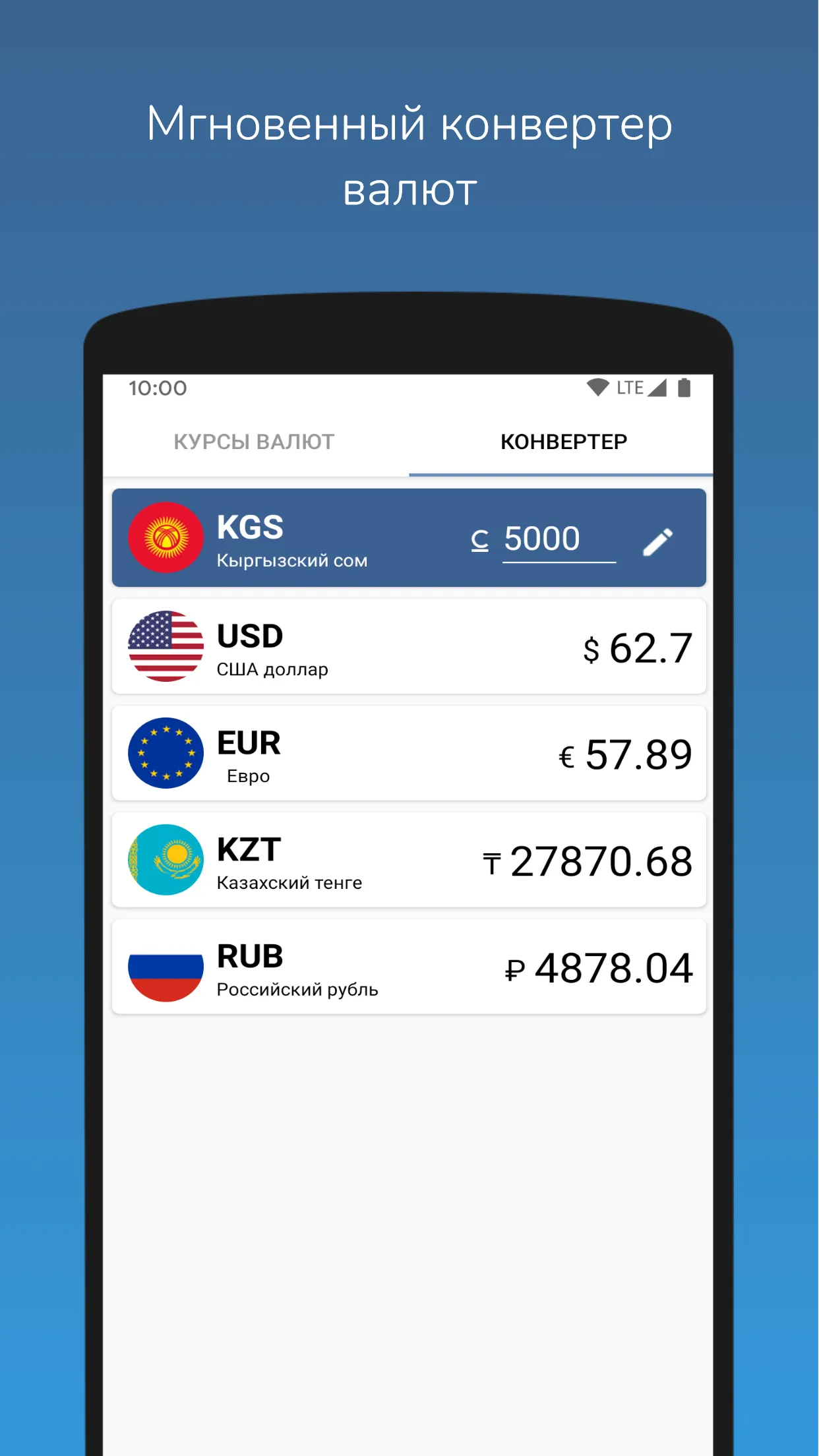 Курсы валют Кыргызстана | Indus Appstore | Screenshot