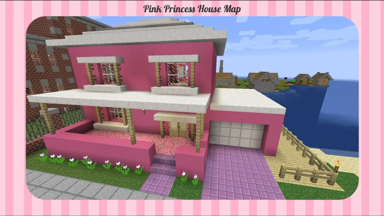 Pink Princess House MCPE Map | Indus Appstore | Screenshot