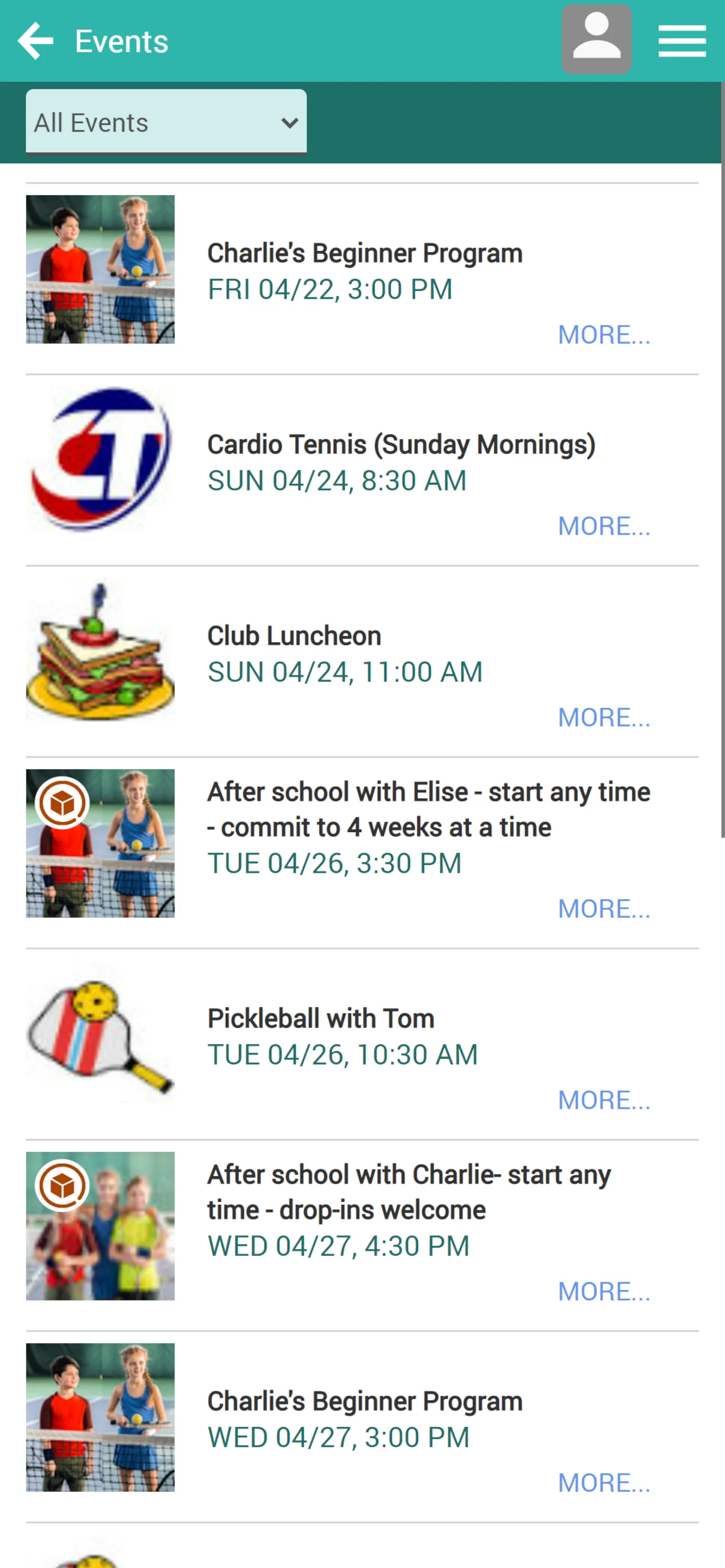 My Favorite Tennis Club | Indus Appstore | Screenshot