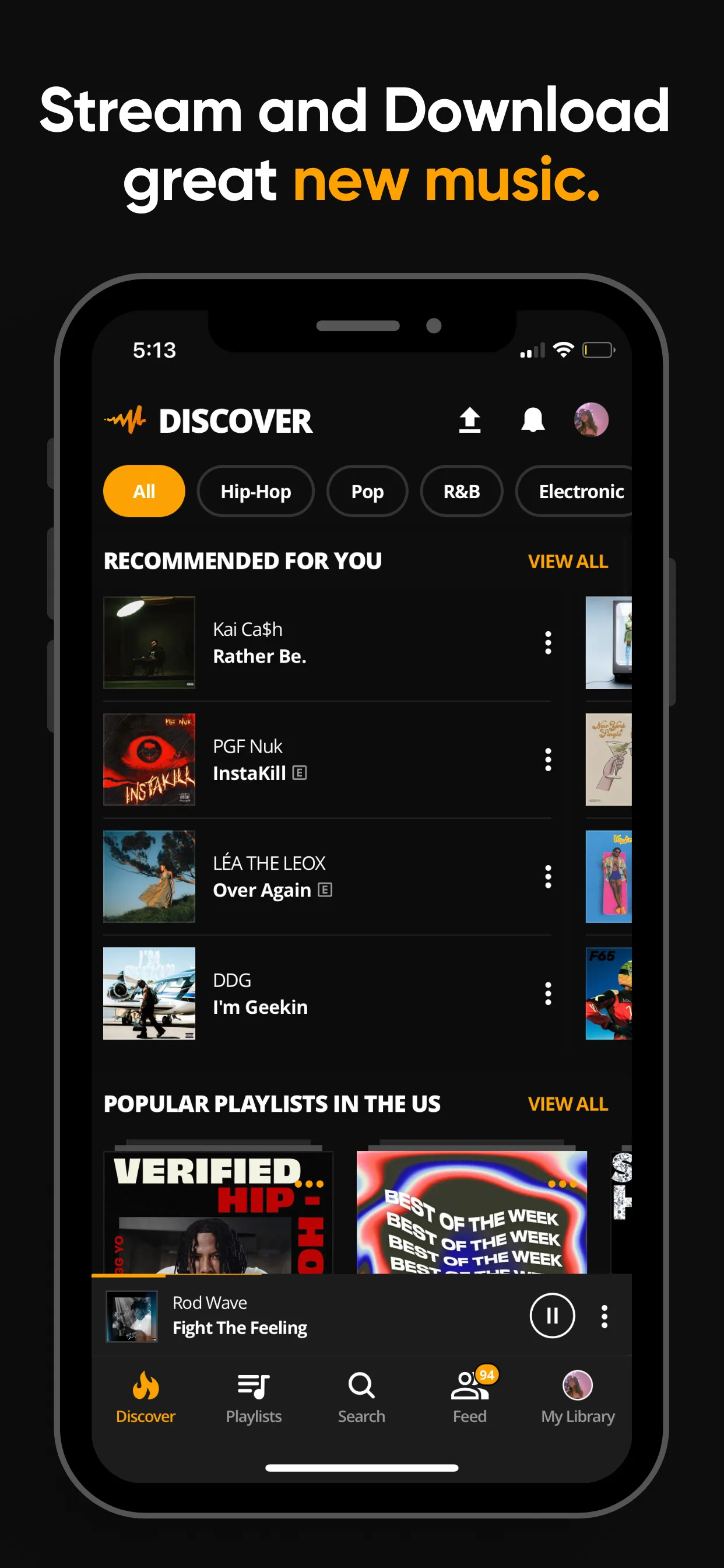 Audiomack: Music Downloader | Indus Appstore | Screenshot