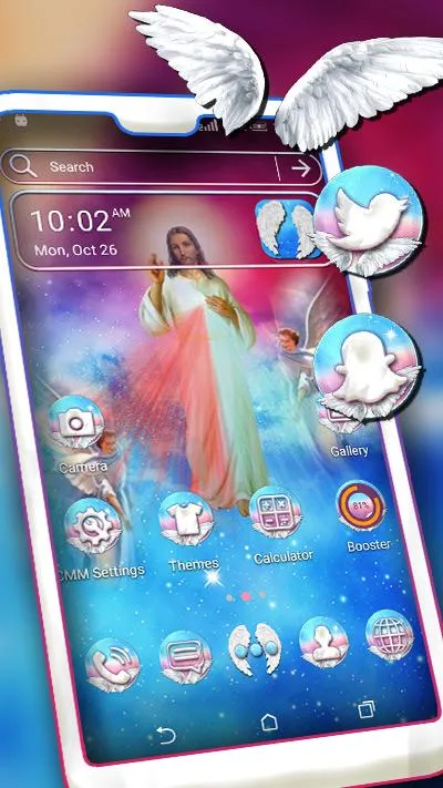 Jesus Blessing Launcher Theme | Indus Appstore | Screenshot