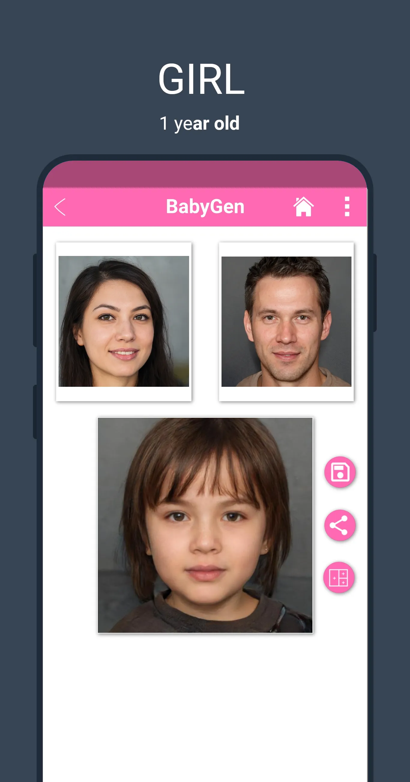 BabyGen  - Predict Baby Face | Indus Appstore | Screenshot