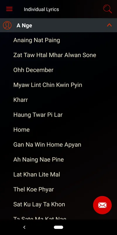 Myanmar Song Lyrics & Chords | Indus Appstore | Screenshot