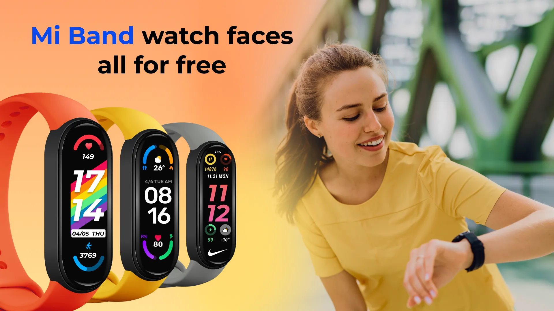 Mi Band 6 & 7 Watch Faces | Indus Appstore | Screenshot