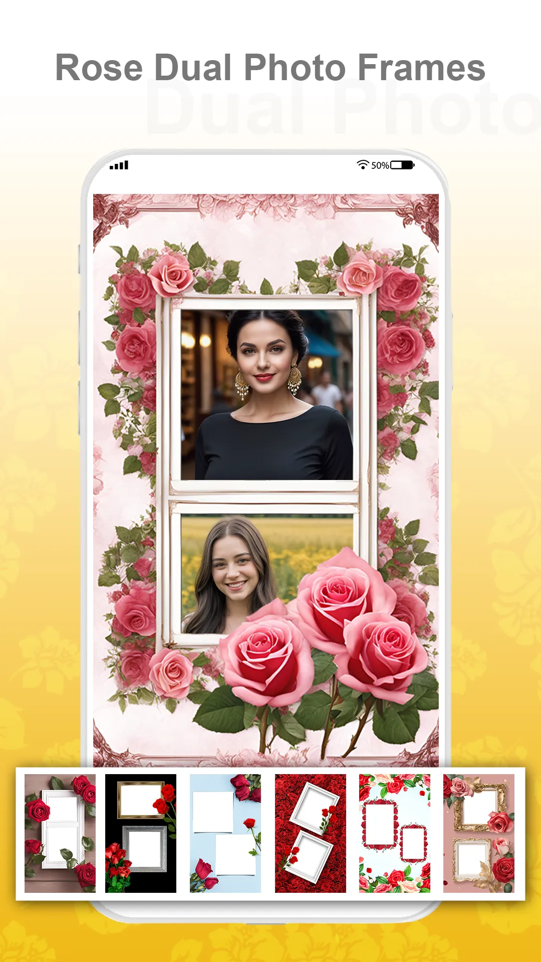 Rose Photo Frames HD | Indus Appstore | Screenshot