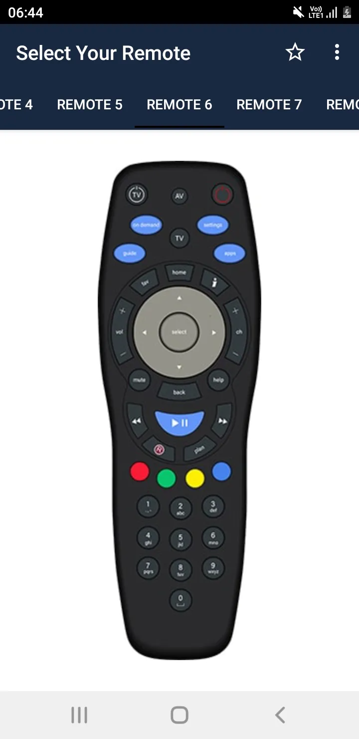 Tata Sky Remote Control | Indus Appstore | Screenshot