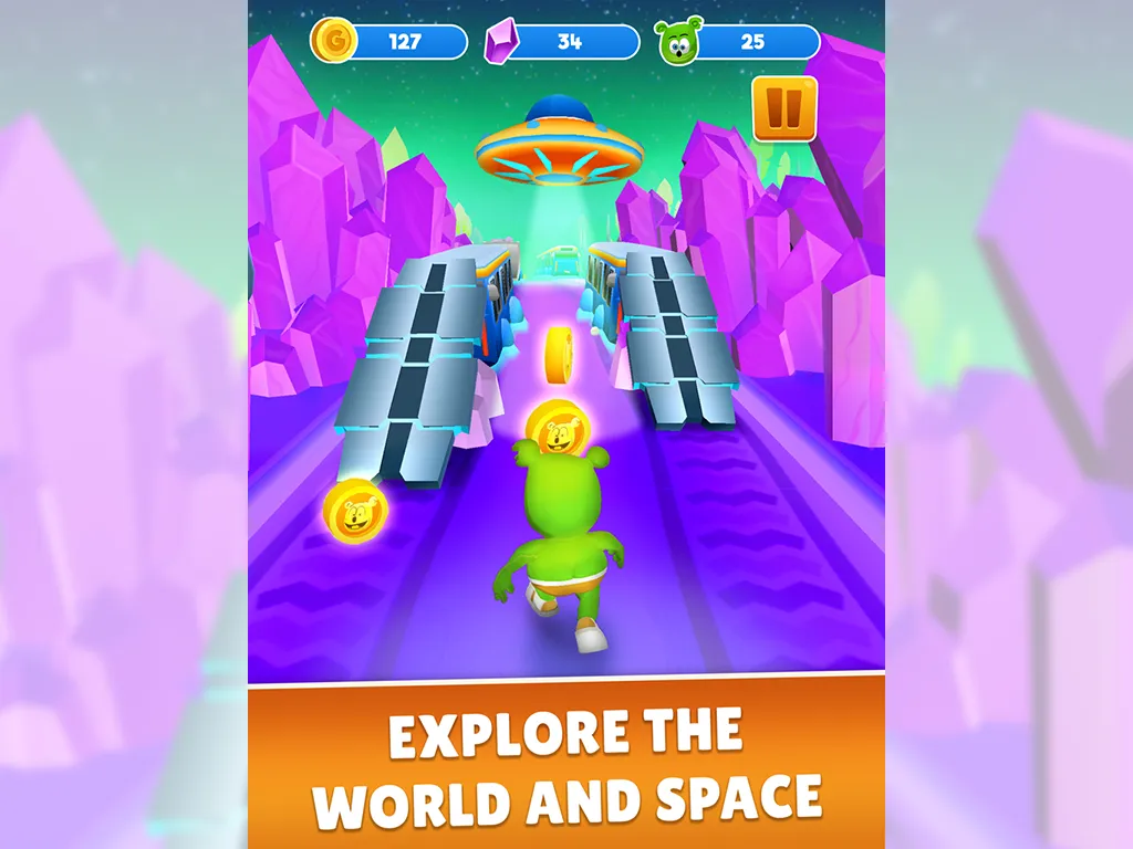 Gummy Bear Run: Running Games | Indus Appstore | Screenshot