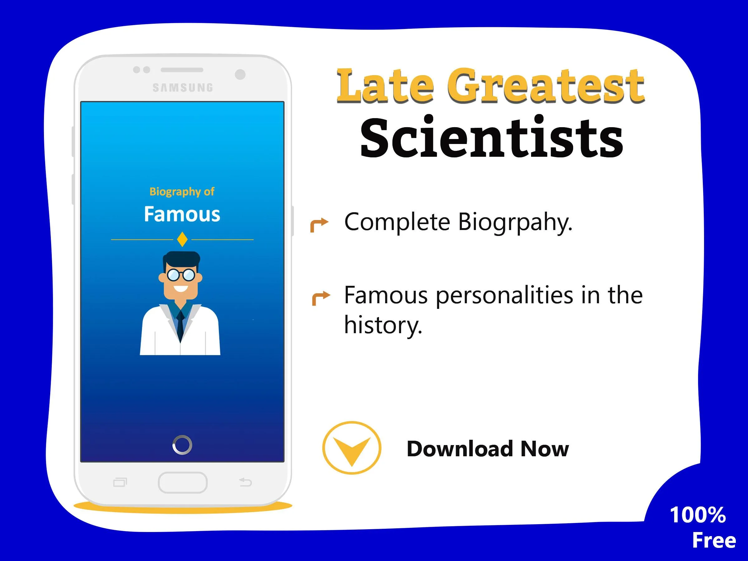 Biography of famous Scientists | Indus Appstore | Screenshot