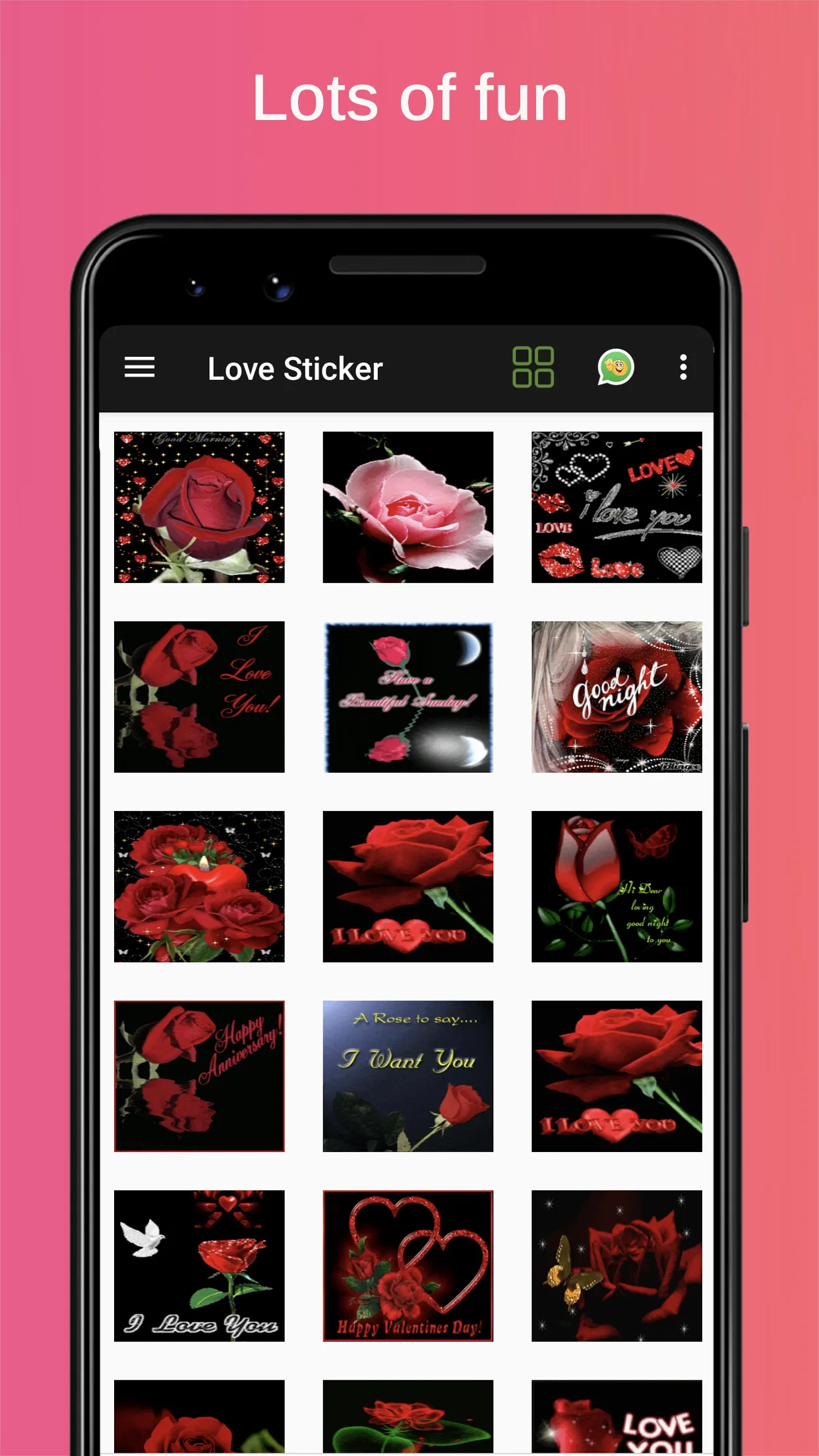 Love Sticker - WAStickerApps | Indus Appstore | Screenshot
