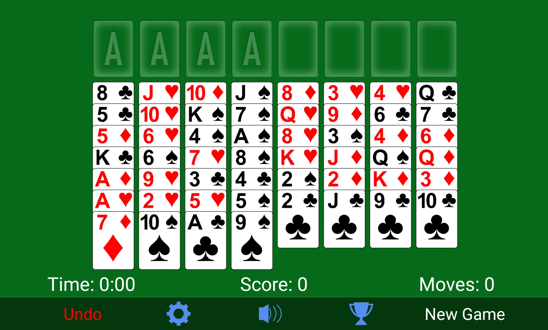 FreeCell Solitaire | Indus Appstore | Screenshot