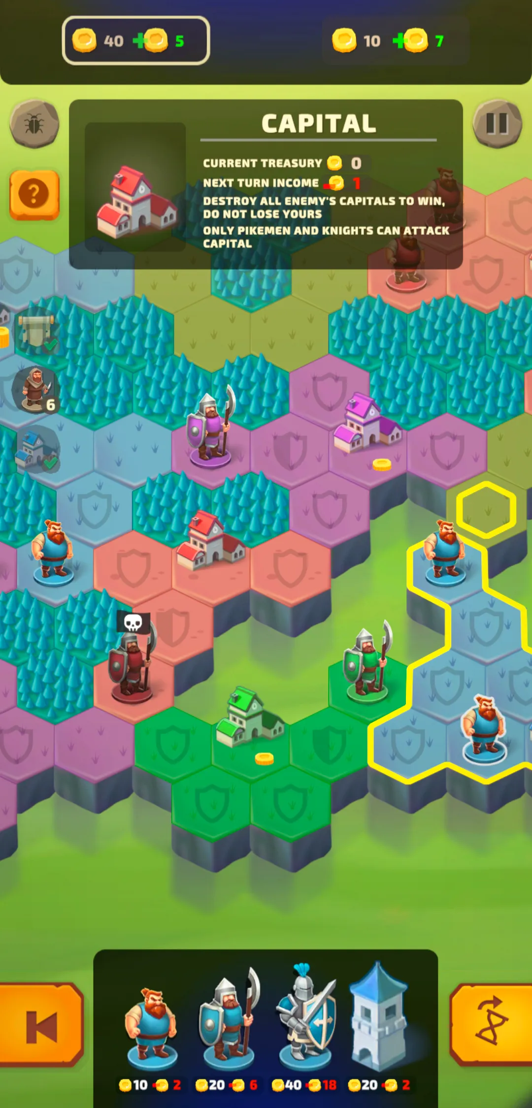 Hexworld - Medieval Conquest | Indus Appstore | Screenshot