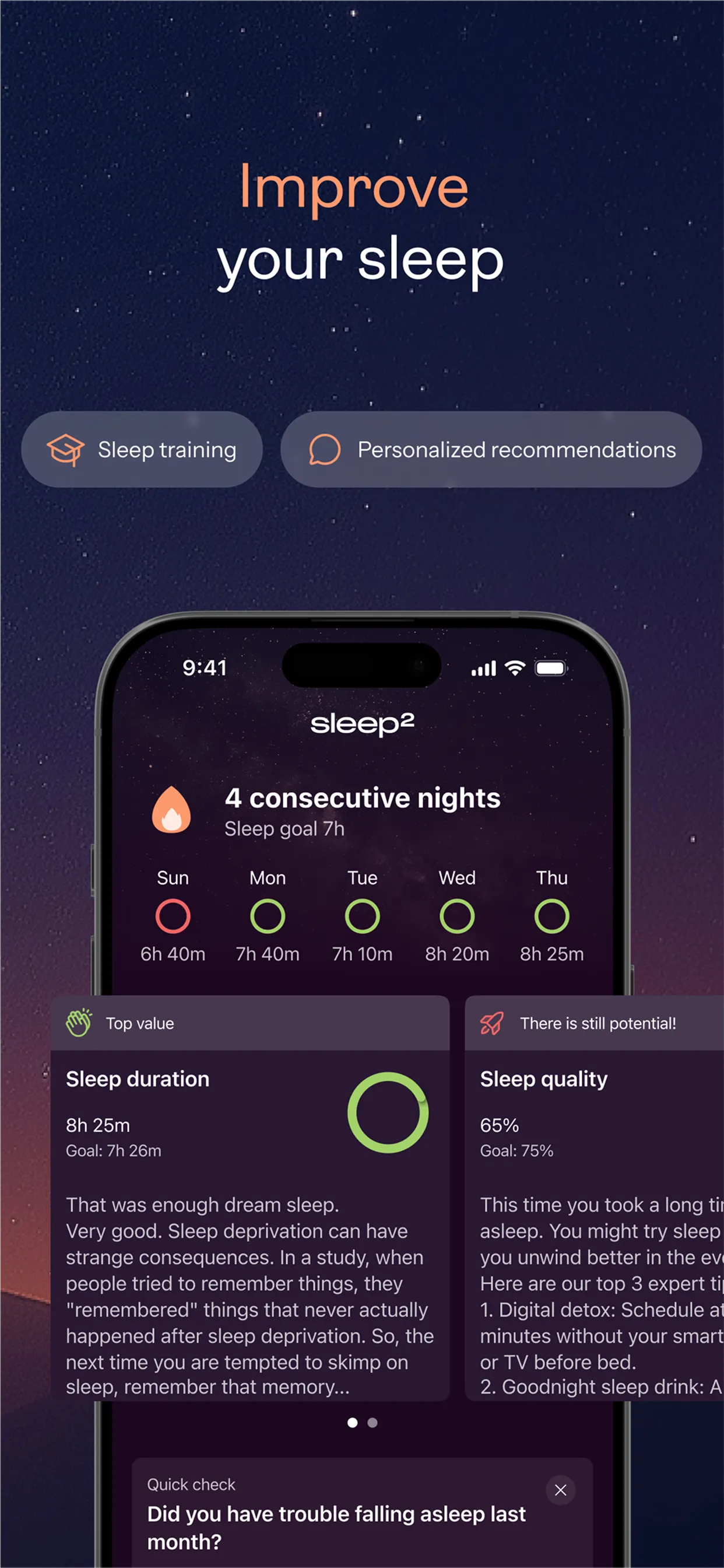 sleep² sleeptracker & analysis | Indus Appstore | Screenshot