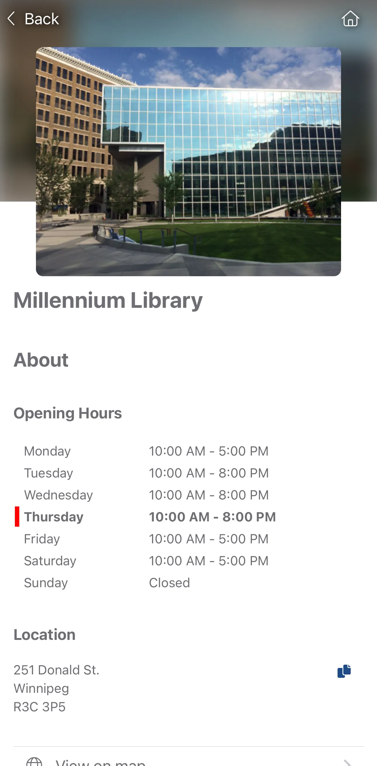 Winnipeg Public Library | Indus Appstore | Screenshot