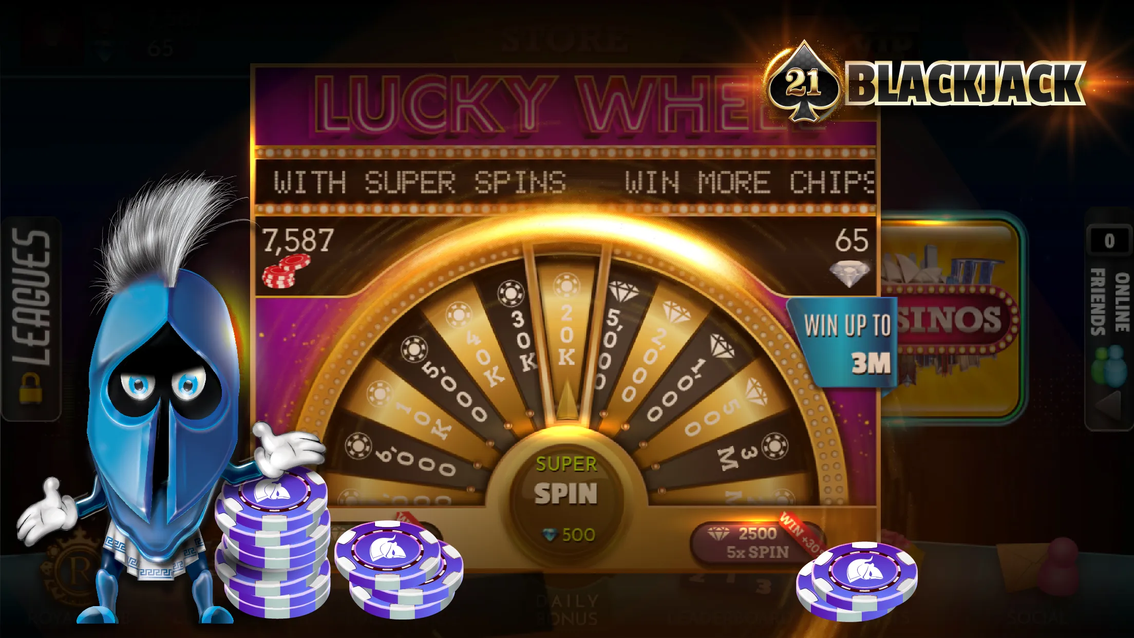 BlackJack 21 - Online Casino | Indus Appstore | Screenshot