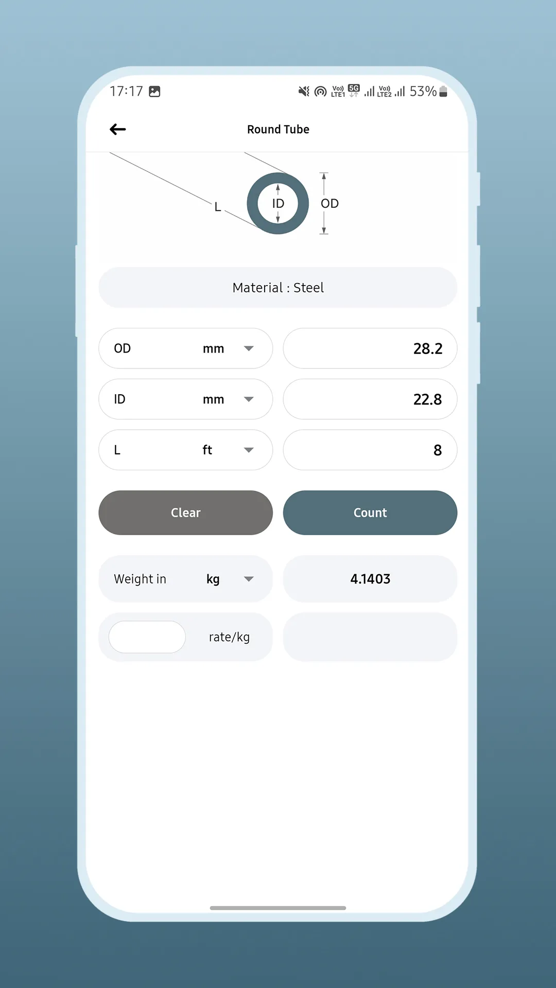 Indian Standard Steel Table | Indus Appstore | Screenshot