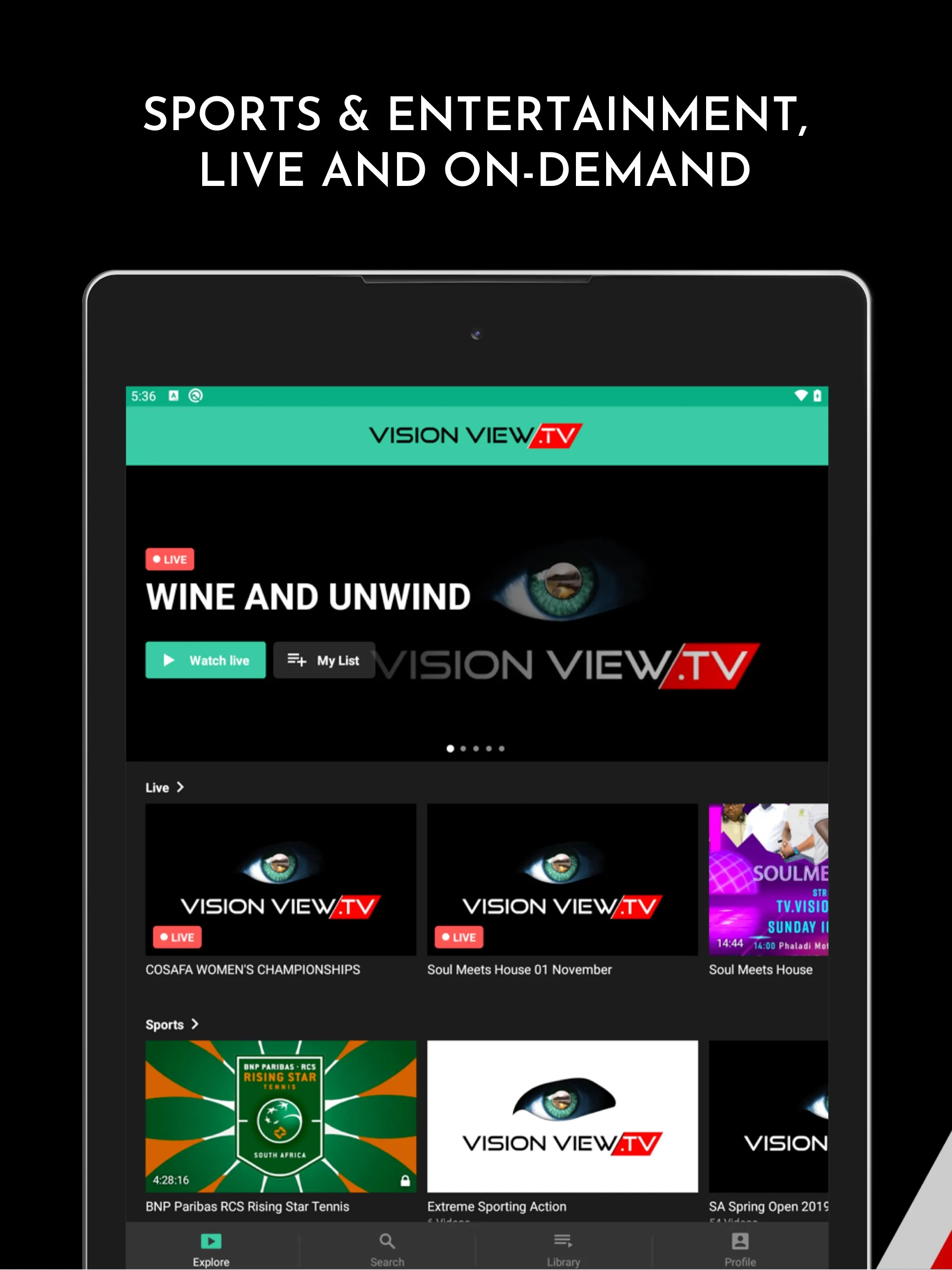 Vision View TV | Indus Appstore | Screenshot