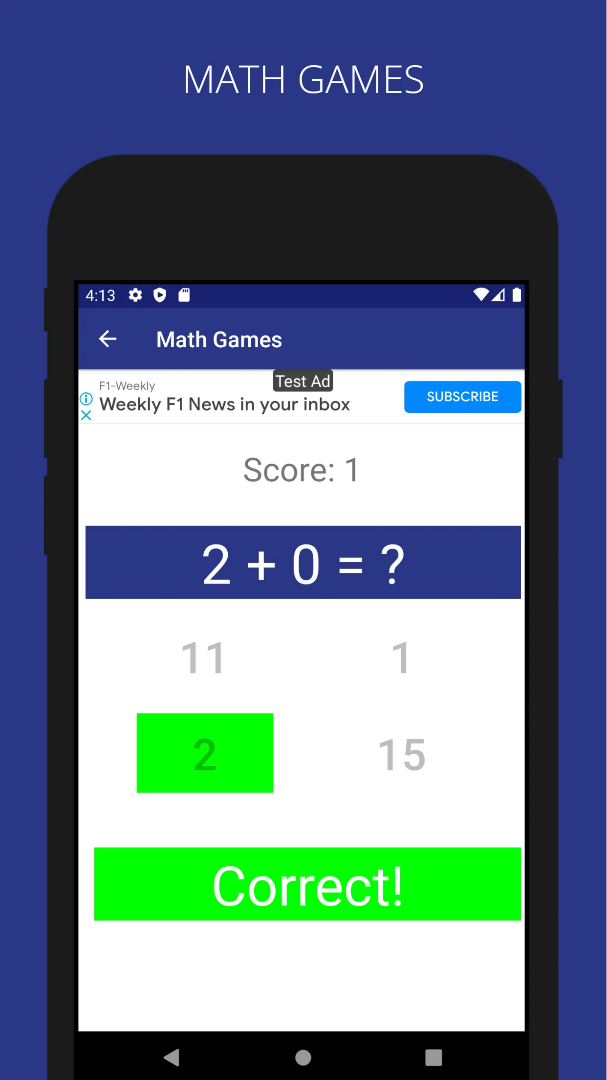 Math Games | Indus Appstore | Screenshot