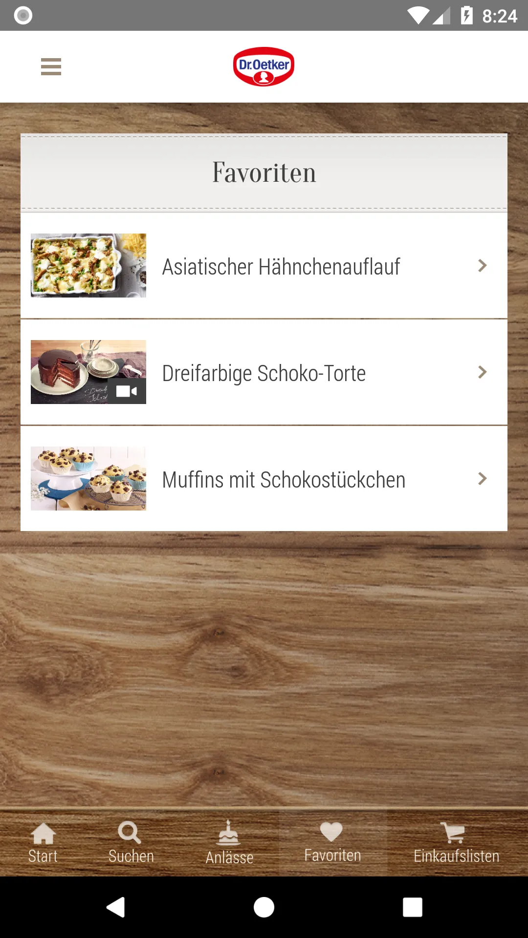 Dr. Oetker Rezeptideen | Indus Appstore | Screenshot