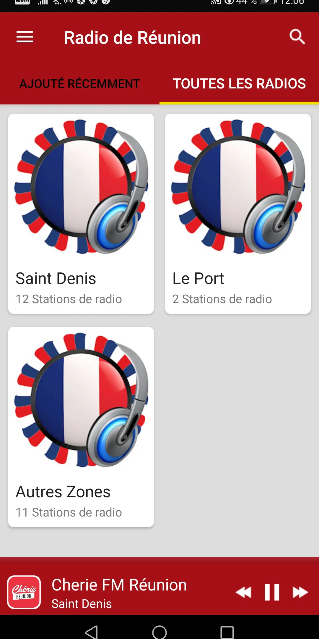 Reunion Radio Stations | Indus Appstore | Screenshot