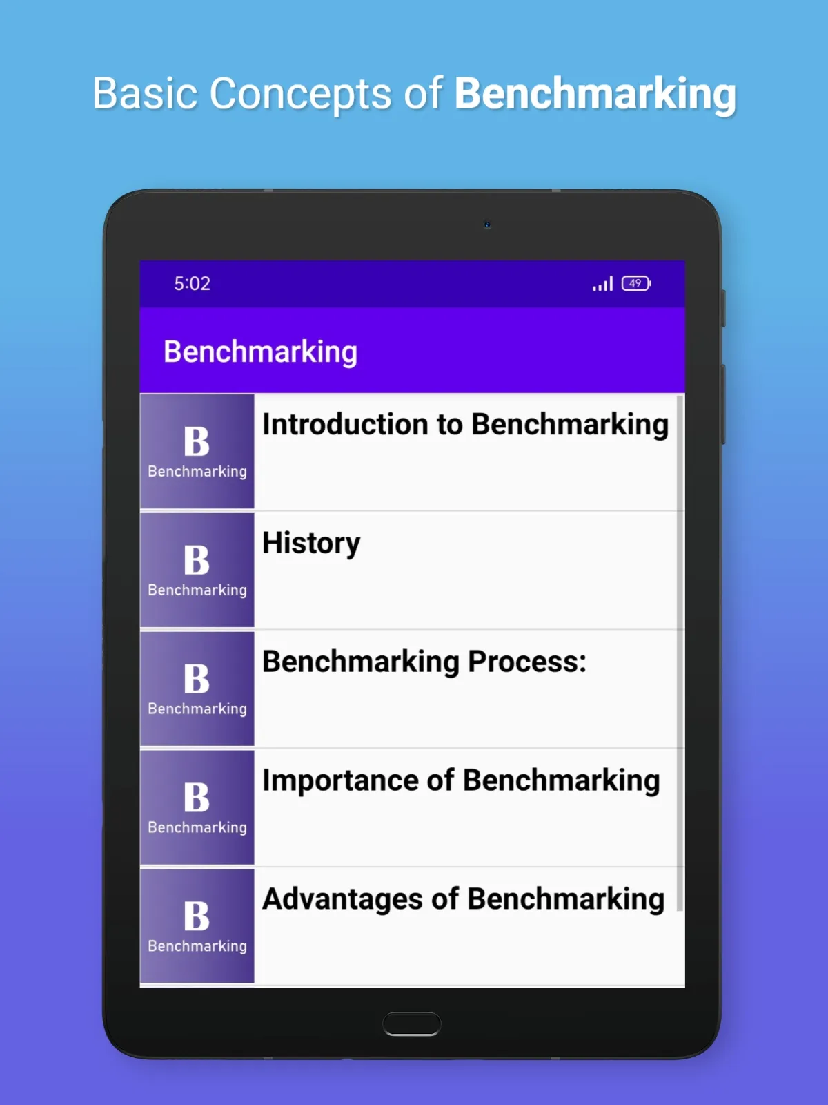 Benchmarking App | Indus Appstore | Screenshot