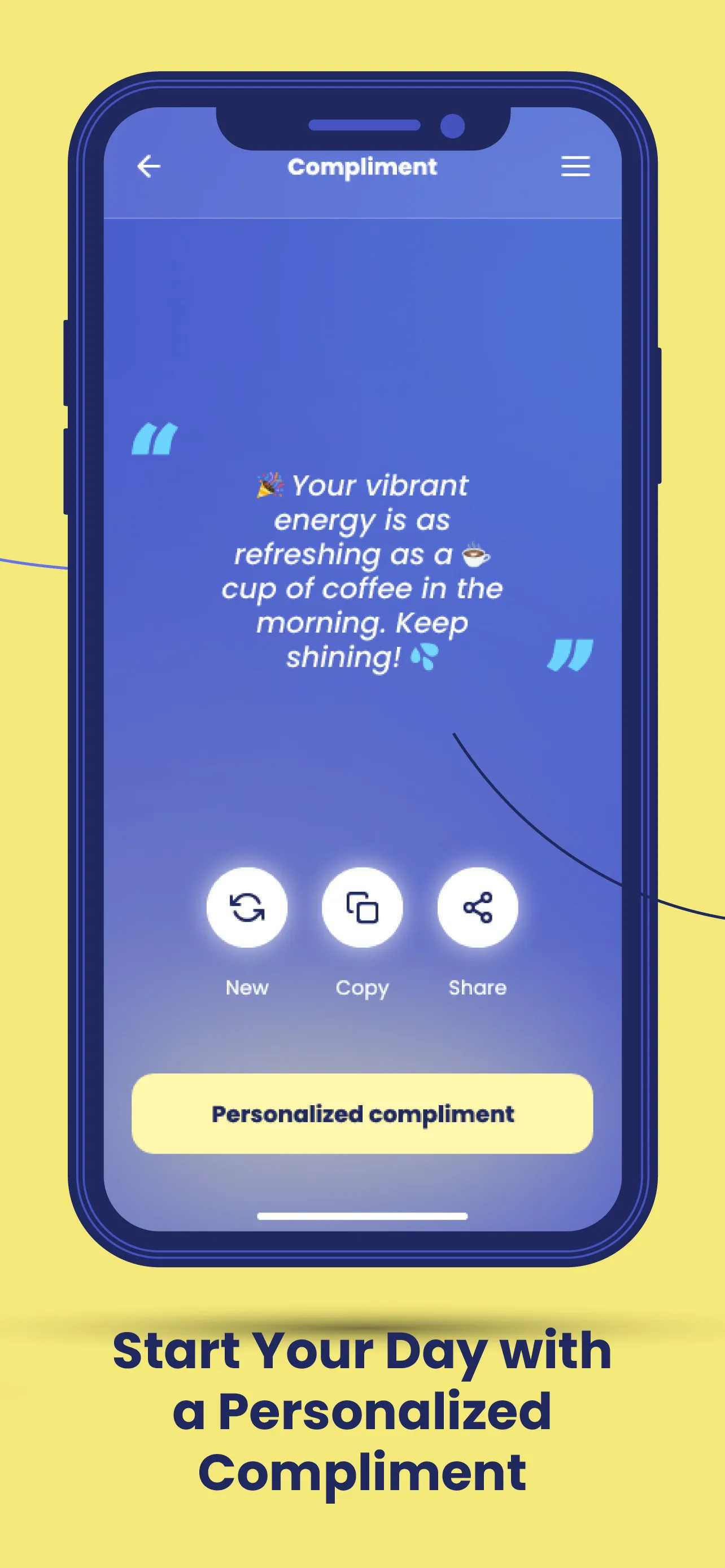 MoodUp: Daily Compliments | Indus Appstore | Screenshot