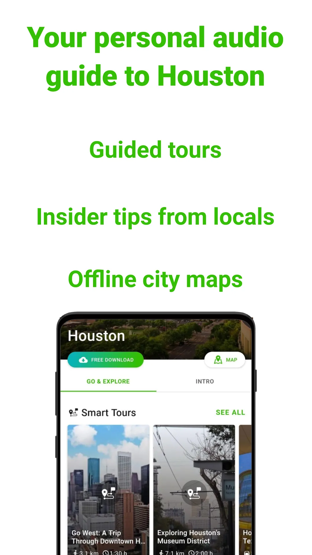 Houston Tour Guide:SmartGuide | Indus Appstore | Screenshot