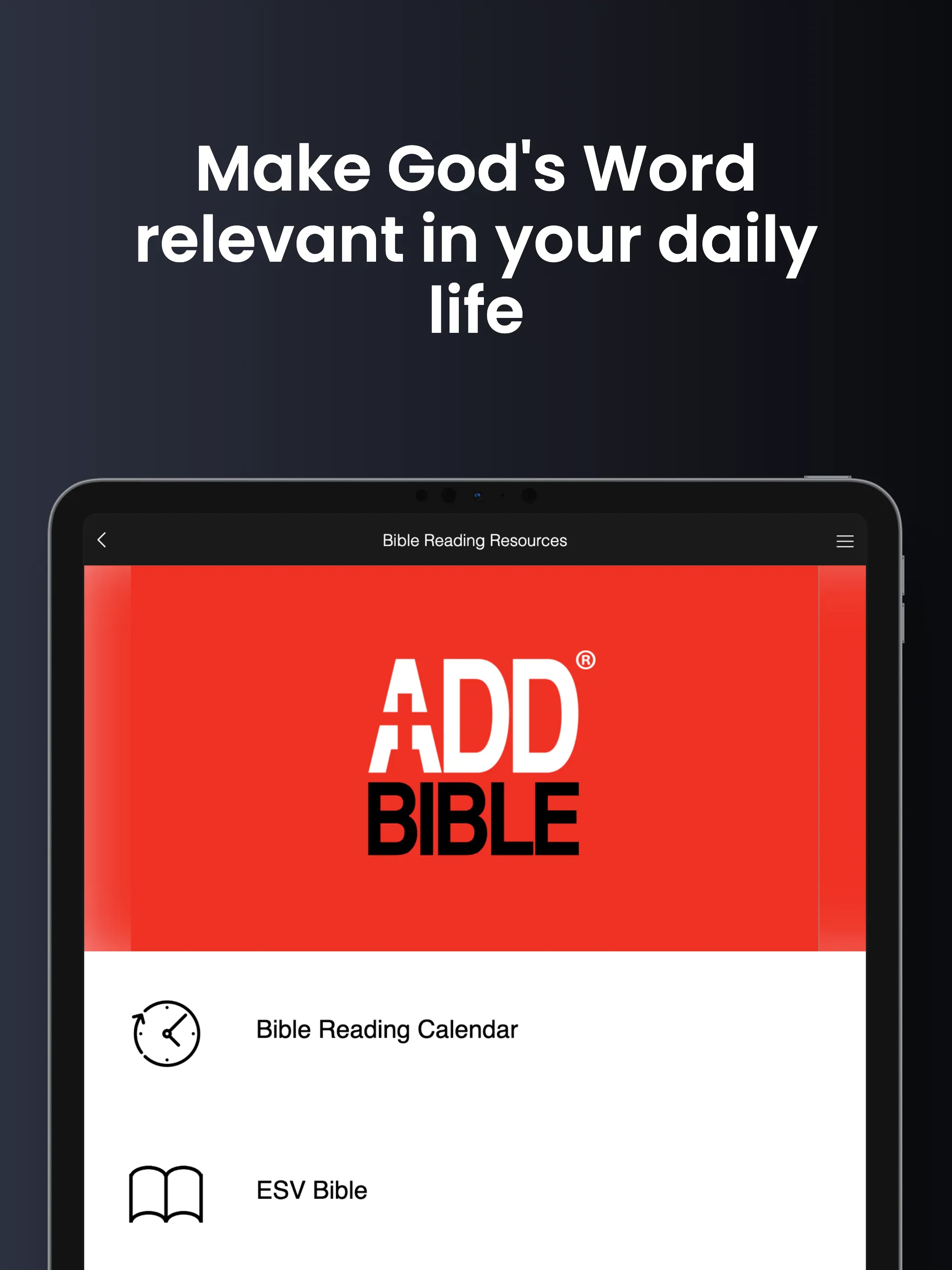 ADDBIBLE, Audio Daily Devotion | Indus Appstore | Screenshot