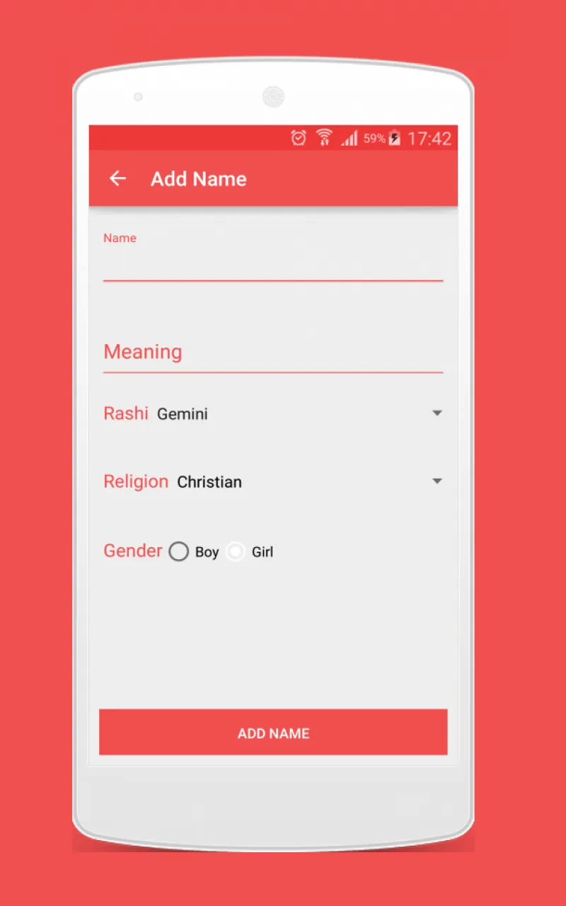 Modern Baby Names | Indus Appstore | Screenshot