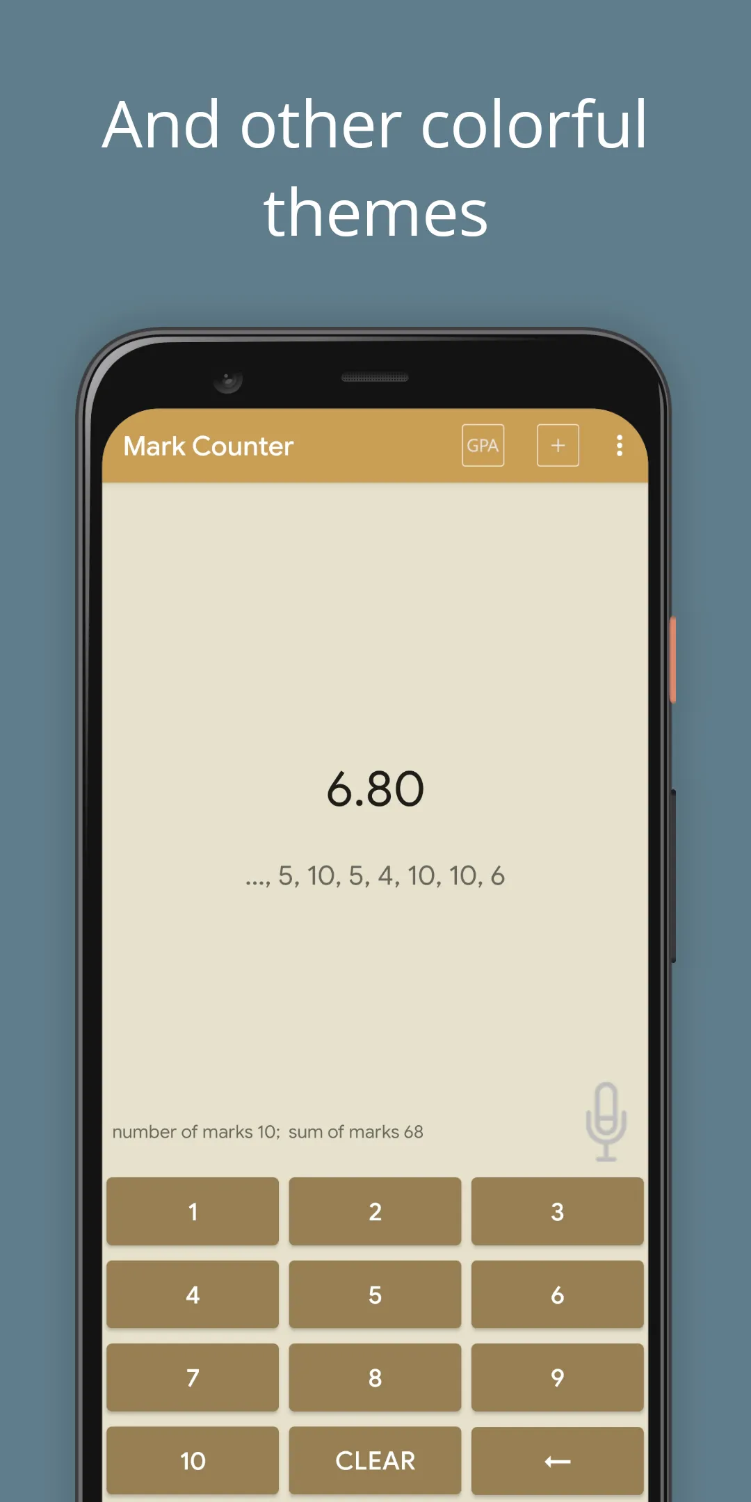 Mark Counter - Average mark | Indus Appstore | Screenshot