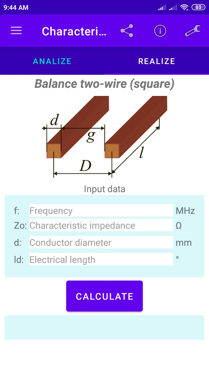 Characteristic impedance | Indus Appstore | Screenshot