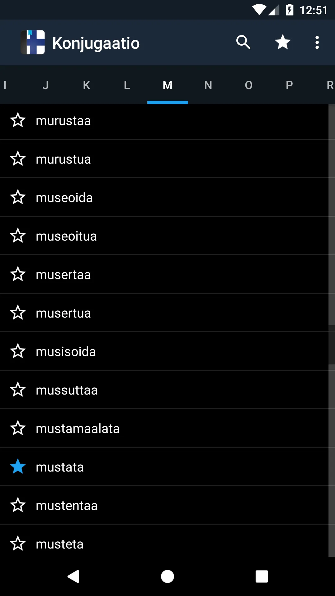 Finnish Conjugation | Indus Appstore | Screenshot