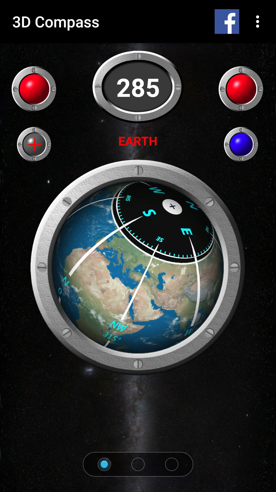 3D Globe Compass | Indus Appstore | Screenshot