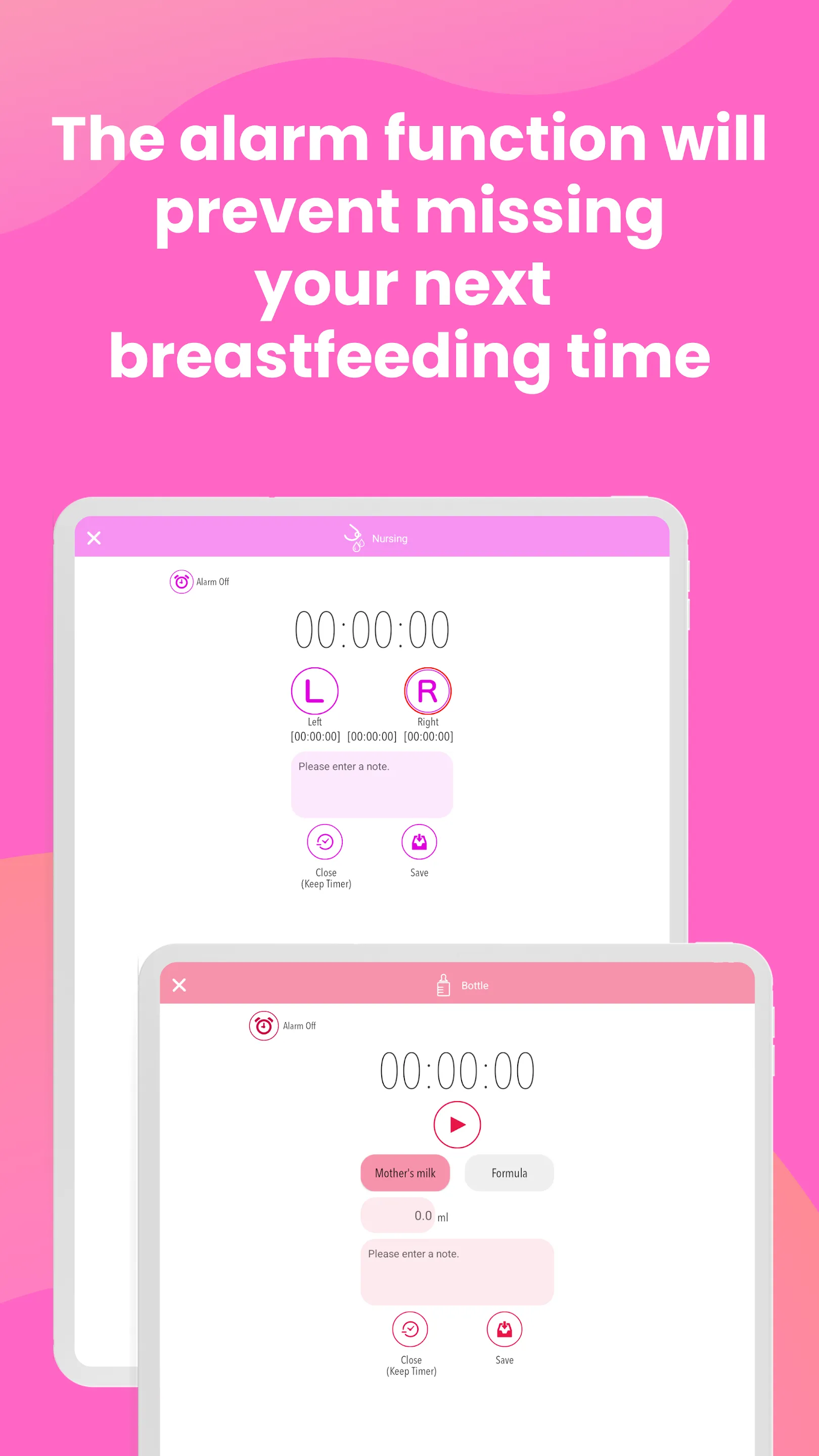 Milk Time - Timer for nursing | Indus Appstore | Screenshot